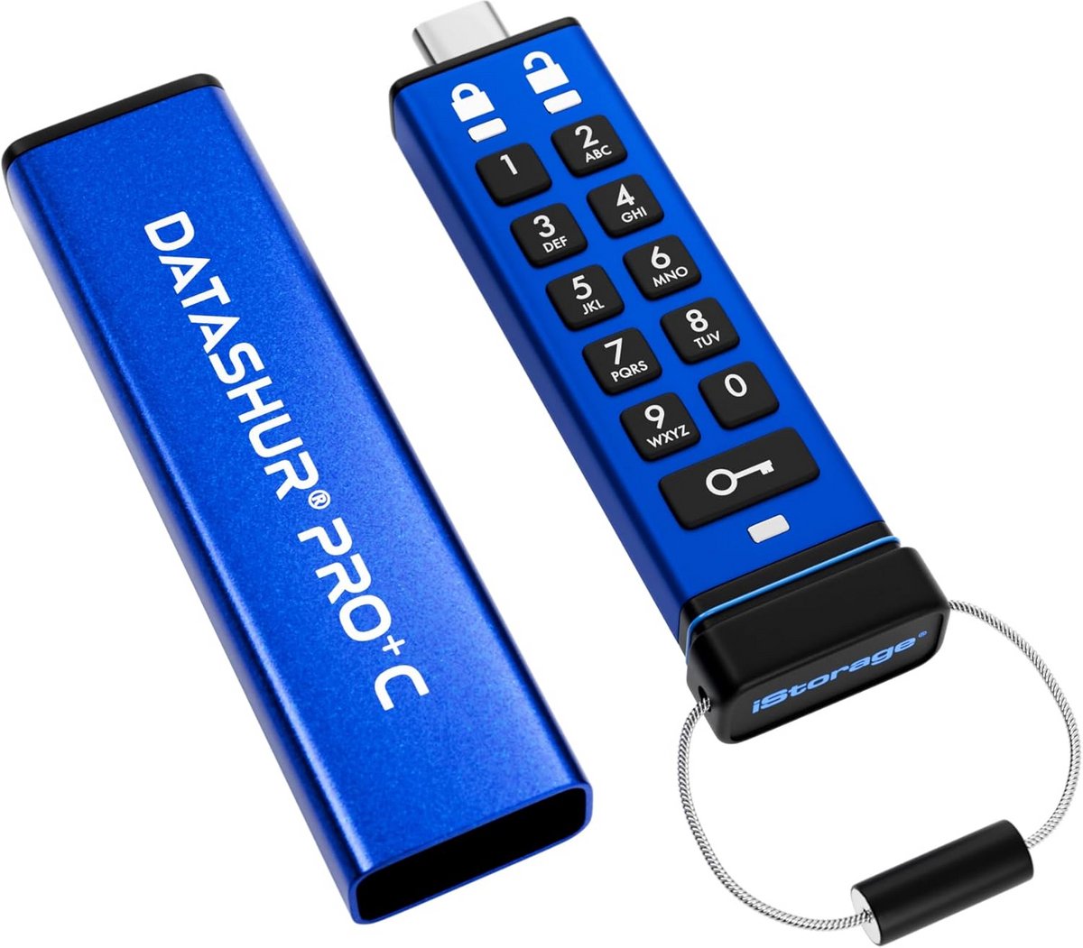 Beveiligde USB Stick - PIN Geheugen - Data Beschermen - FIPS 140-3 Level 3 - 32 GB - Zwart