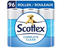 Scottex Toiletpapier Complete Clean Decor - 96 rollen