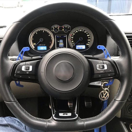 Set van 2 Metalen Stuurextensies voor Volkswagen Golf en Polo - Rood — afbeelding 2