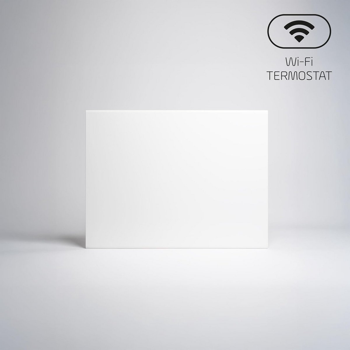 Wandconvector met wifi - Elektrische radiator - Comfortabel verwarmen - Intelligente thermostaat - 1000 Watt - Wit