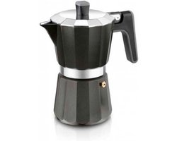 Koffiezetapparaat - Espresso Maker - Koffie Zetten - Geschikt Alle Warmtebronnen - 300 ml - Zwart