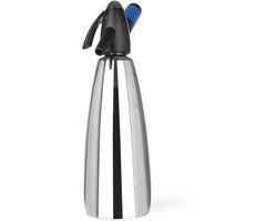 Bar Up Serie - Water Soda Sifon - 1L - Roestvrij Staal - CO2 Gebruik