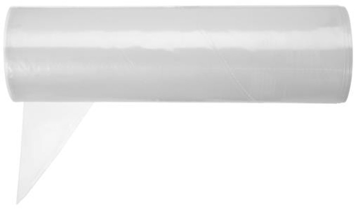 HENDI Wegwerp spuitzakken – transparant – 445x220 mm – 80 micron – 100 stuks
