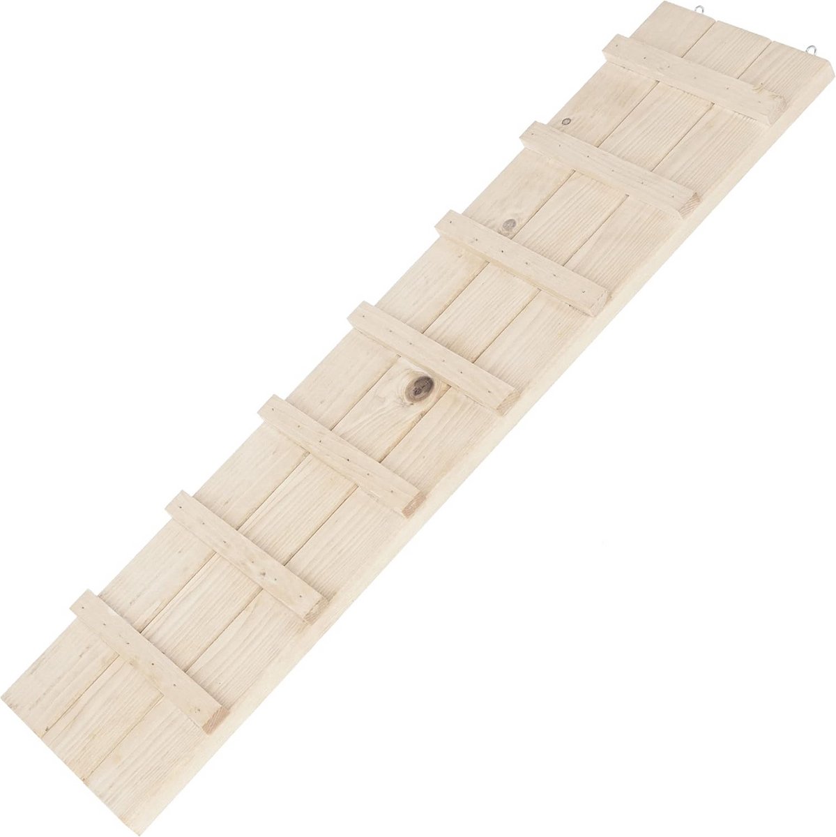 Houten kippenladder - Vogel klimtouw - Verbeteren leefomgeving - Goede grip sporten - 75 x 18 cm - Natuurlijk