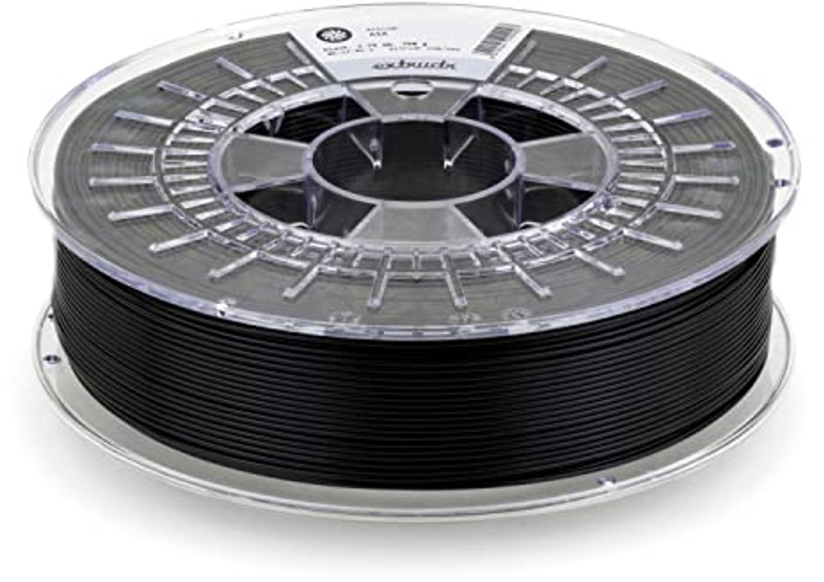 3D Printerfilament - ASA Filament - Buiten Toepassingen - Hoge UV Bestendigheid - 750 gram - Zwart