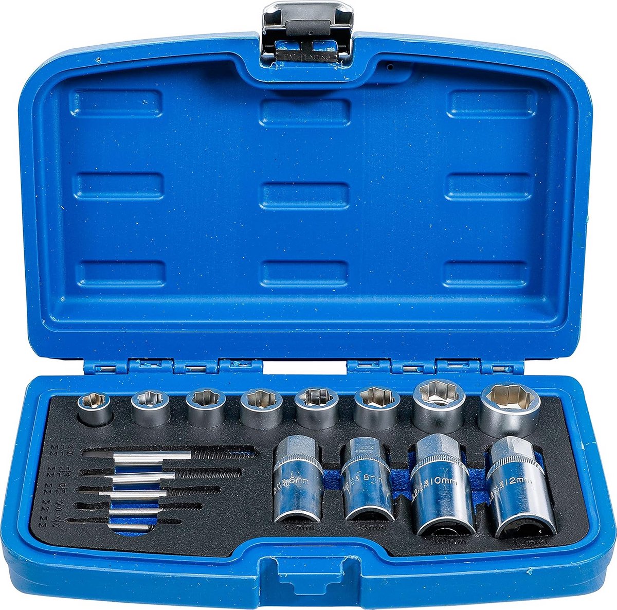 Gereedschap Set - Schroef Uitdraaiers - Vastzittende Schroeven Losmaken - 17 Delig - 12 mm - Zilver