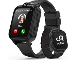 Ralio R5 Ultra 4G GPS Horloge Kind met simkaart – Videobellen – Dual Camera –- Android OS - Smartwatch Kinderen met 1,83"AMOLED Display – SOS-knop – Ruim geheugen van 2 GB + 16 GB – GPS Tracker – Voor Jongens en Meisjes