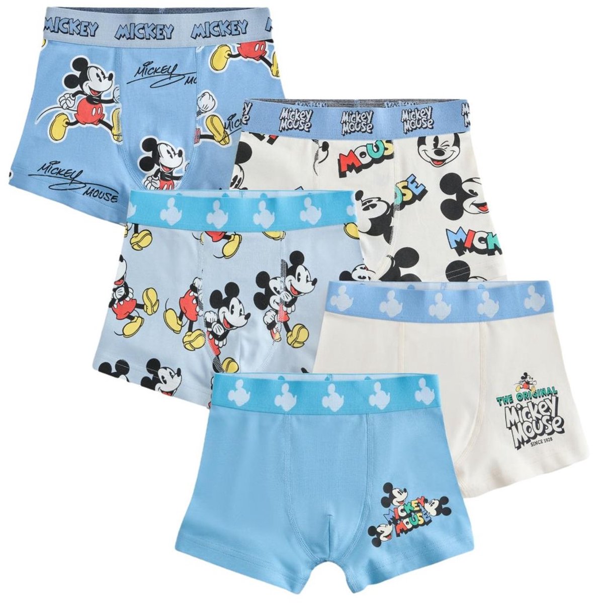 Next - Jongens - Mickey Mouse-boxershorts - Blauw