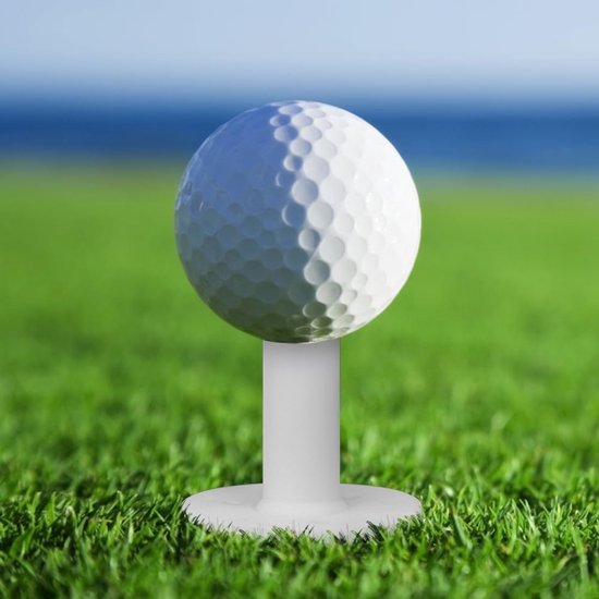 Golf Tees - Golfbalhouders - Golftraining Oefenen - Duurzaam Rubber Materiaal - 10 Stuks - Wit van GOLF — afbeelding 4