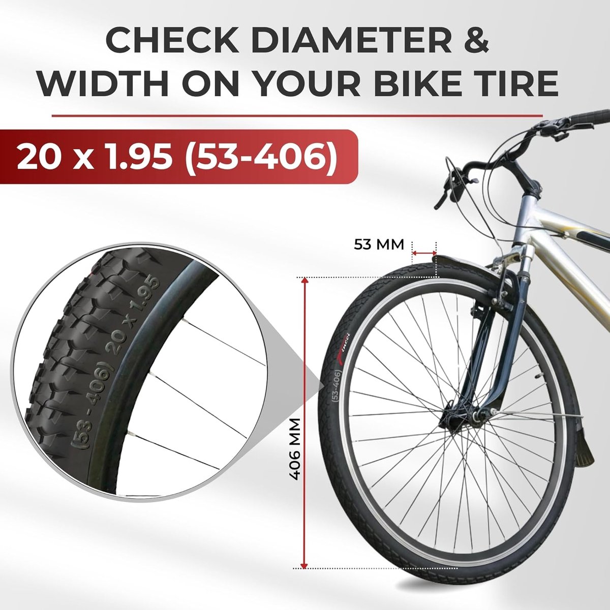 Binnenband Fatbike 20x4.0 - Buitenband en Binnenband Set - 20 Inch thumbnail 6