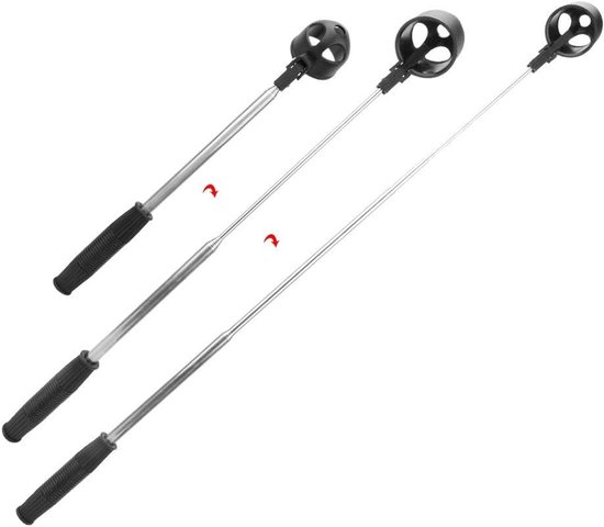 Ball Retriever - Ballen Prikker - Golf Ballen Pakken - Automatische Vergrendeling - 2 Meter - Zwart — afbeelding 5