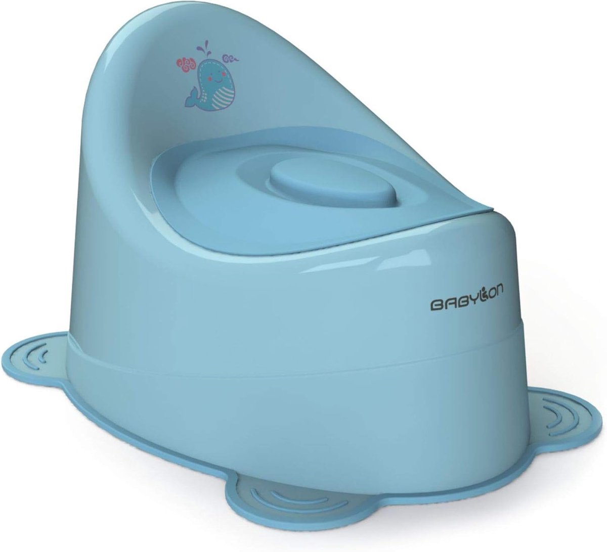 Kinderpotje met Deksel - Antislip - Blauw - Geschikt voor kinderen vanaf 1 jaar - ShopVlot
