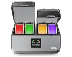 Filament Droger - 3D Printer Accessoire - Print Kwaliteit Verbeteren - Dubbele Verwarmingskamers - Droogt 4 Rollen - Wit