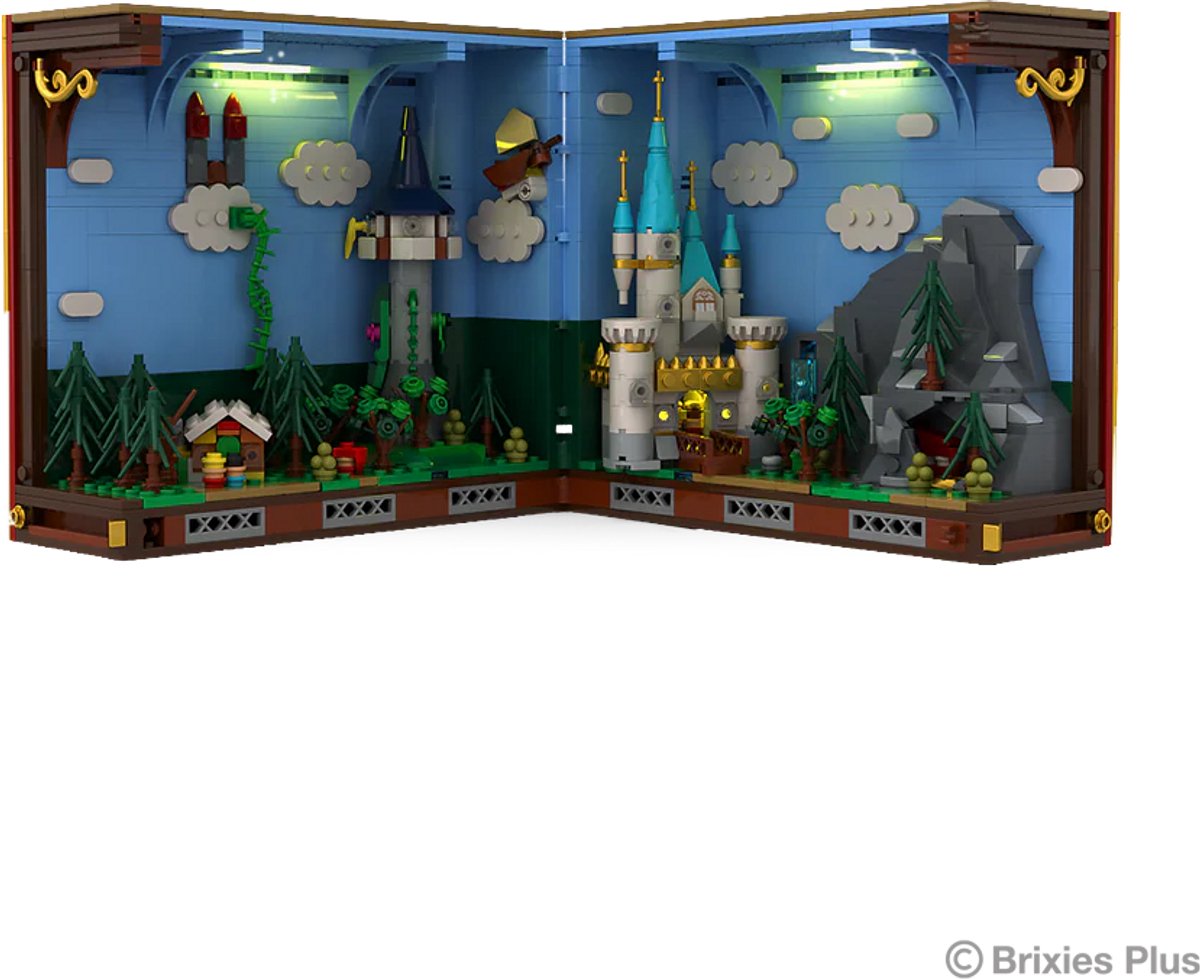 Brixies, Modelbouwpakket Booknook Fairytale, 222.604, 26,7x26,7x17,6 cm