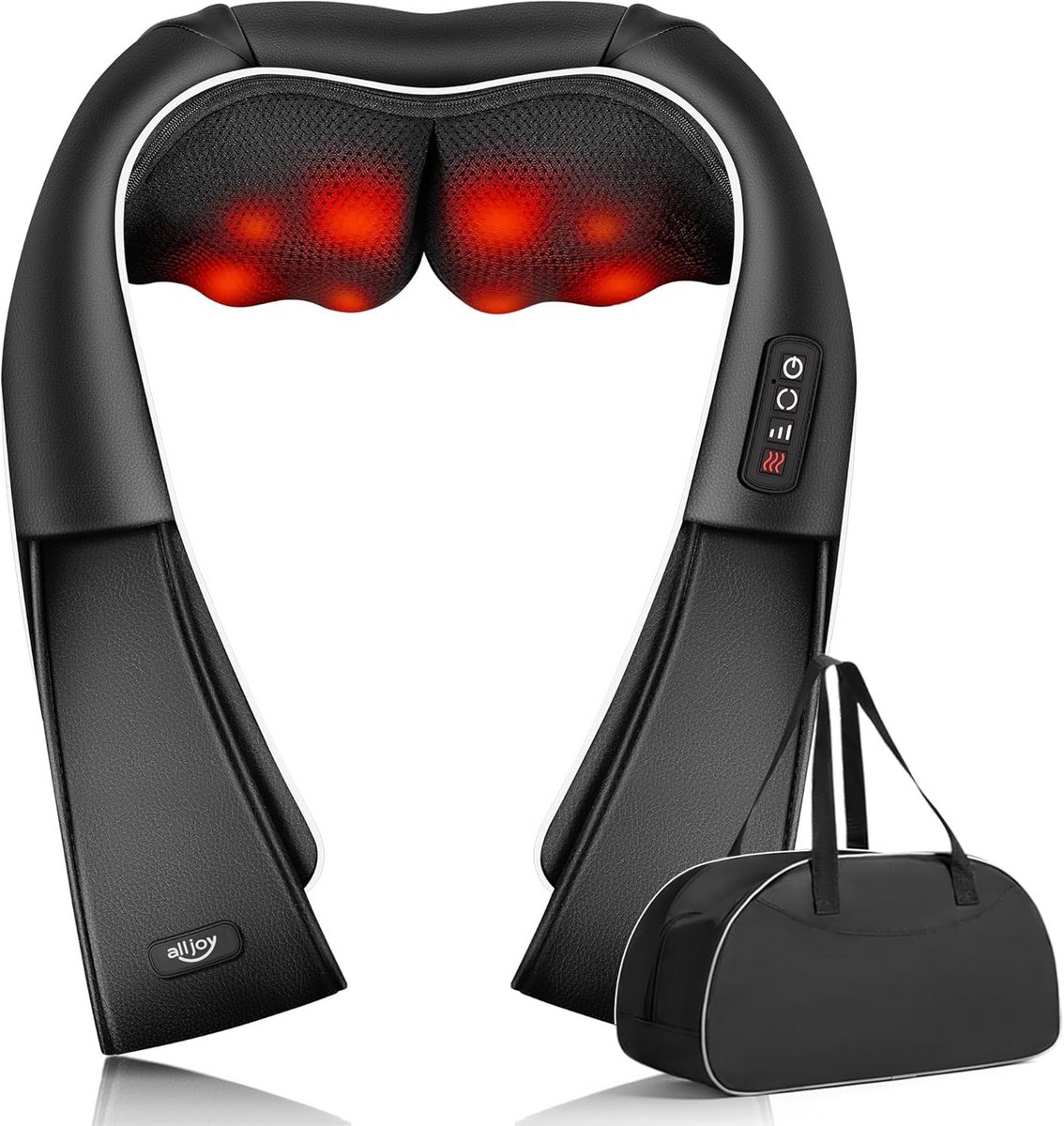 Nekmassageapparaat - Schouder Rugmassage - Spierontspanning - 3D Diep Weefsel Massage - 40 cm - Zwart