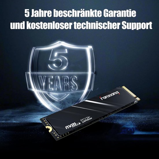 Interne SSD - Harde Schijf - Snelle Dataoverdracht - PCIe Gen3x4 - 4TB - Zwart — afbeelding 2
