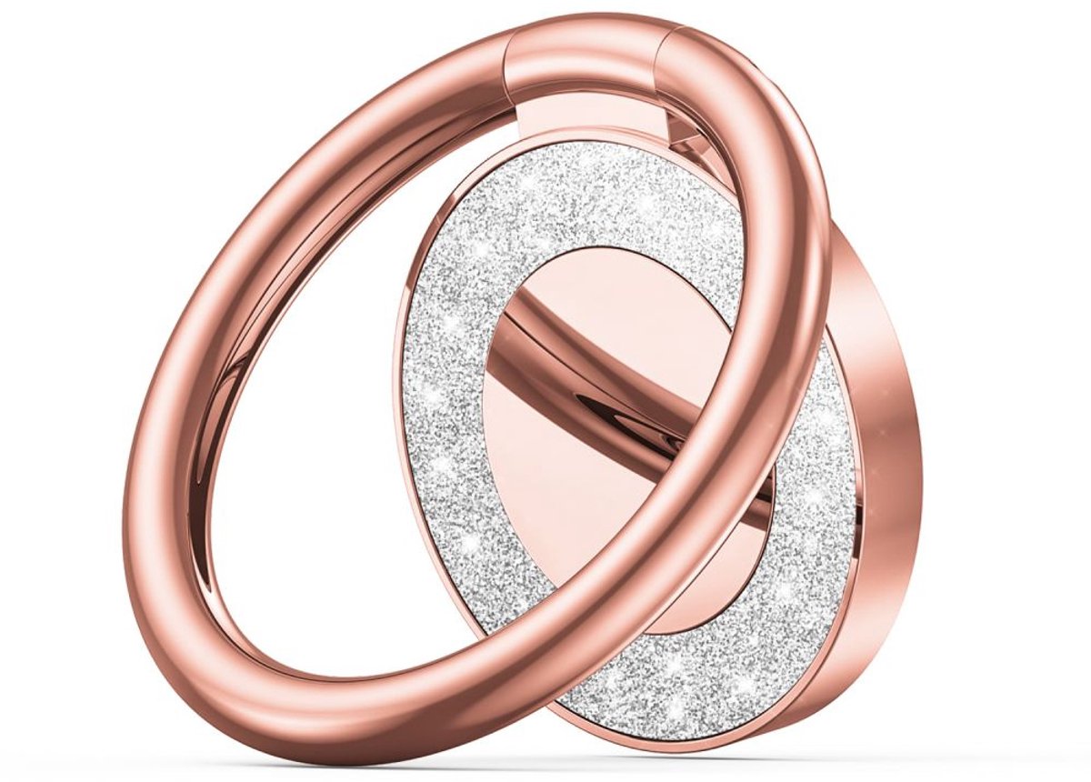 Tech-Protect Magnetic Phone Ring - Telefoonhouder - 360 Graden - Aluminium - Różowy