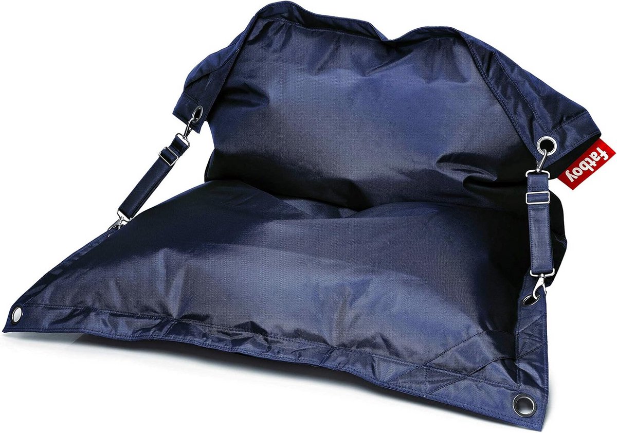 Zitzak Loungebank - Zitkussen Outdoor - Ontspannen Buiten - Verstelbare Banden - 135x198 c