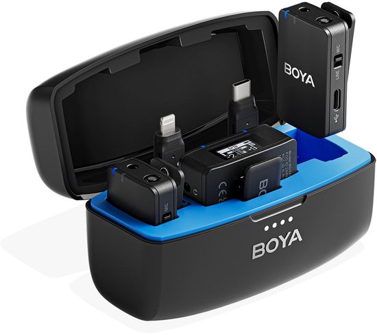 Boya BOYAMIC 2-02 professionele microfoonset (zonder dasspeld microfoons)