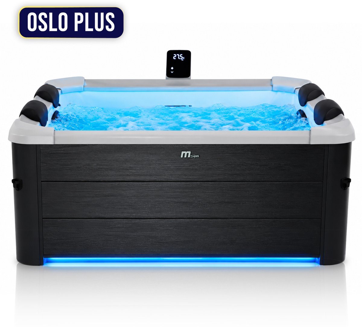MSpa Oslo Plus Frame Jacuzzi 6 Persoons - Zwembad Verlichting - Buitenbad - Hottub - Bubbelbad - Hottubs - Spa Accessoires - Jacuzzi
