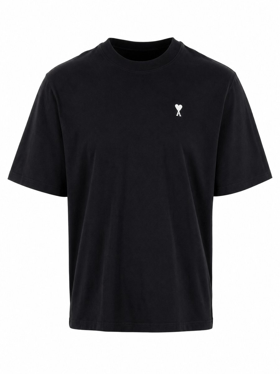 Ami Paris - T-Shirt - Zwart (oversized model) - XXL