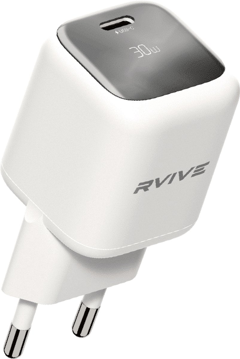 Rvive - 30W Fast Charging USB-C Charger - Wit