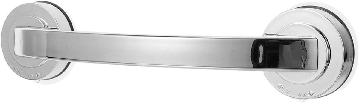 Badkamer Handgreep - Veiligheidsbeugel Zuignap - Extra Stabiliteit - Sterke Zuigkracht - 30 cm Lengte - Zilver