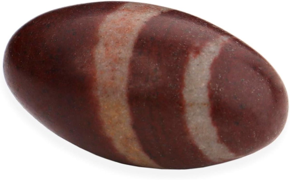 Meditatiesteen - Spiritueel symbool - Rustgevende sfeer - Heilige steen - 3cm - Grijs