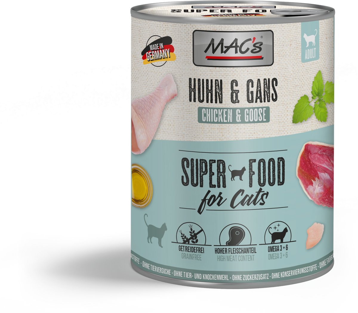 MAC's CAT - Blik 6x800g - Kip & Gans