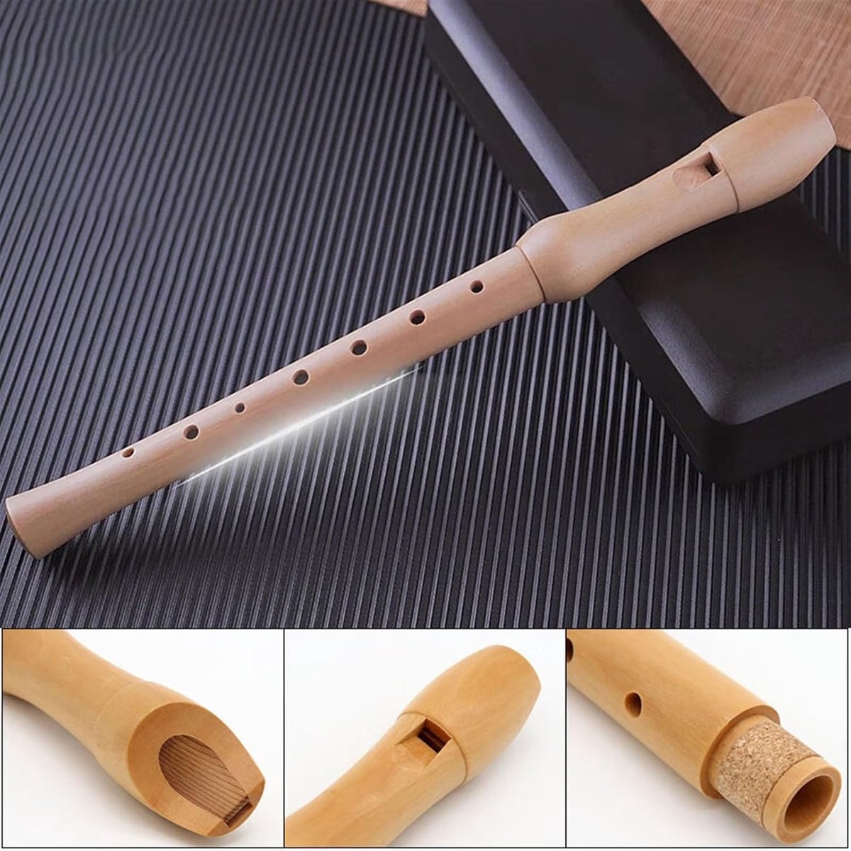 Alto Recorder Flute 8-Hole Pupil With Whole Wooden Dislace Instrument 8-Hole Recorder