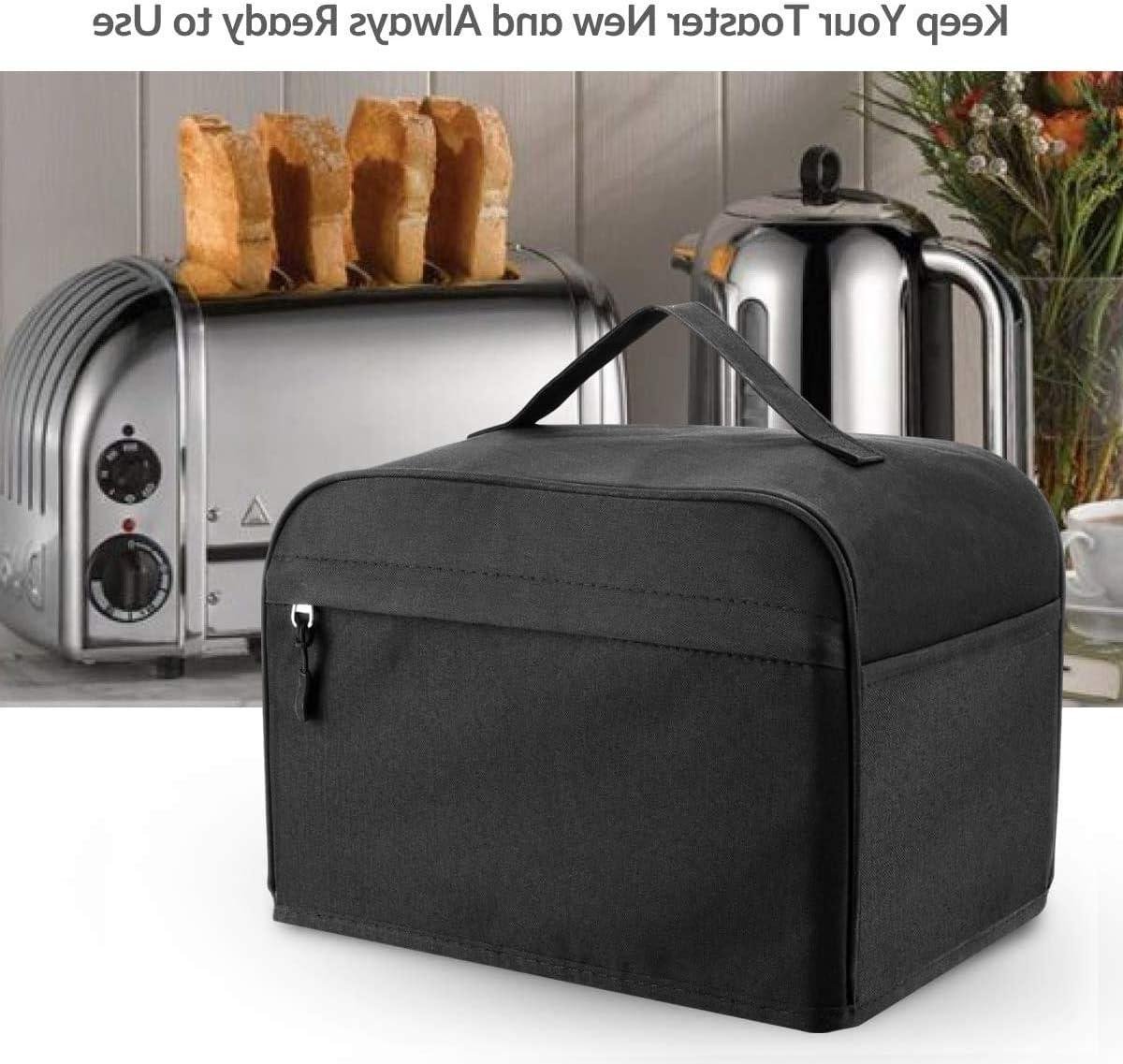 Broodroosterhoes - Apparaathoes Keuken - Aanrecht Organisatie - Met Rits en Zakken - 41 x 19 x 20 cm - Zwart