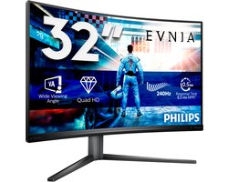 Philips Evnia 32M2C5500W - 32 inch Curved QHD Gaming Monitor - 240Hz
