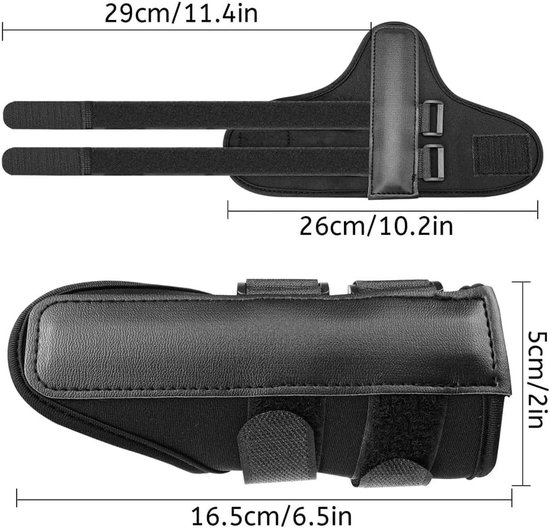 Golfpolsbrace - Swingtrainer Hulpmiddel - Golfswing Correctie - Ontwikkelt Spiergeheugen - 14 cm Lengte - Zwart van Merkloos — afbeelding 4