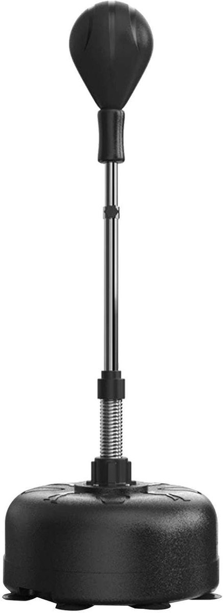 Staande Boksbal - Bokszak Set - Fitness Training - In Hoogte Verstelbaar - 120-160 cm - Zwart