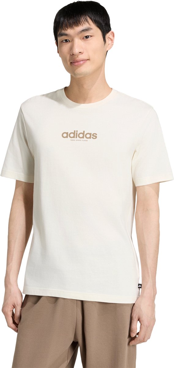 Adidas Sportswear Burger Flavor Graphic T-Shirt Heren Wit
