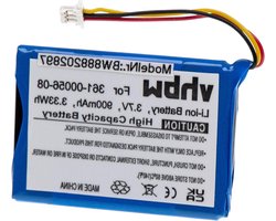 vhbw Accu compatibel met Garmin Camper 770 LMT-D GPS, navigatieapparaat (900 mAh, 3,7 V, Li-Ion)