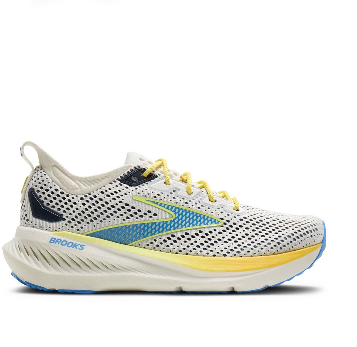 Brooks Glycerin 23 Hardloopschoenen - Bluewash Lemon - Maat 44 - Heren