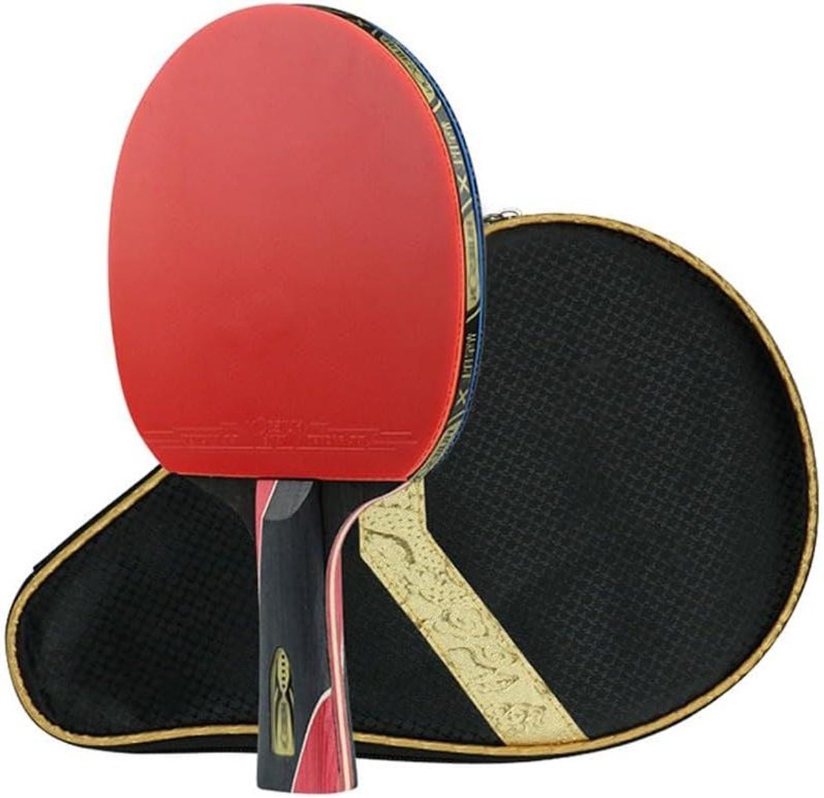 Tafeltennisset - Pingpongpeddel Racket - Tafeltennis Training - Puur Houten Handvat - Niet gespecificeerd - Niet gespecificeerd