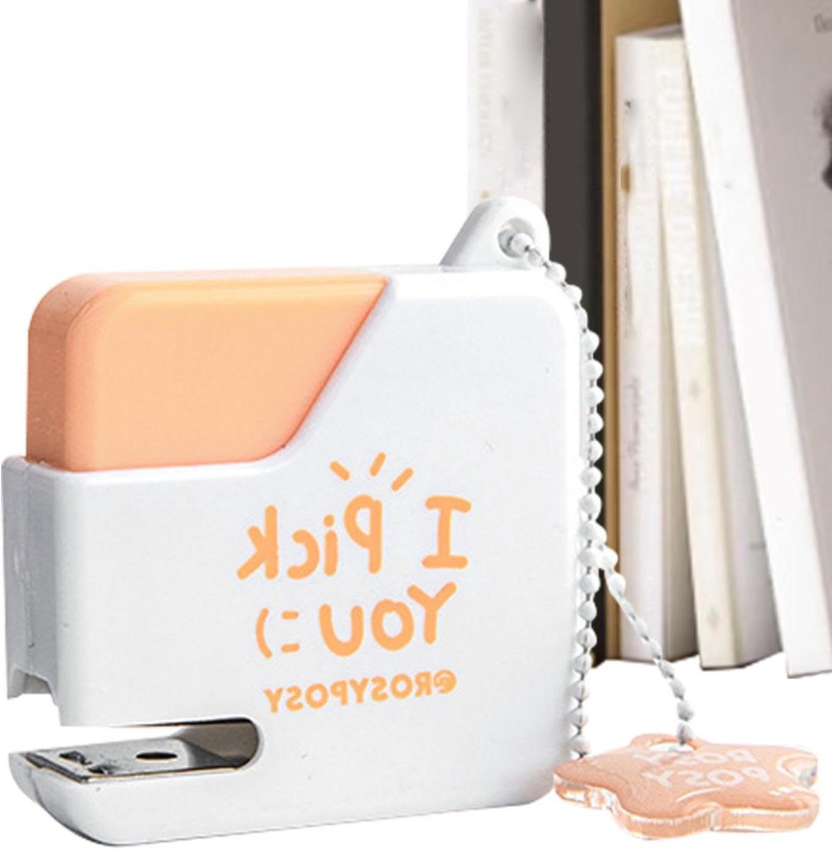 Kleine Nietmachine - Mini Nietapparaat - Bureau Organiseren - Kubusvorm Ontwerp - 4x4.5 cm - Niet gespecificeerd