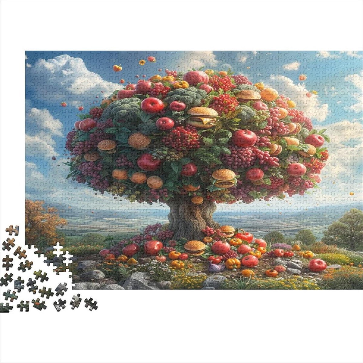 Puzzel 1000 Stukjes - Volwassen Puzzel - Ontspanning Thuis - Gedetailleerde Puzzelstukjes - 75 x 50 cm - Artwork
