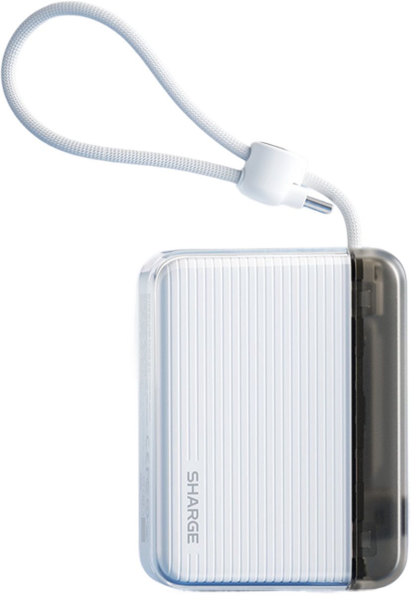 SHARGE Flow Go - Power bank - 10000 mAh - 22.5W - Wit