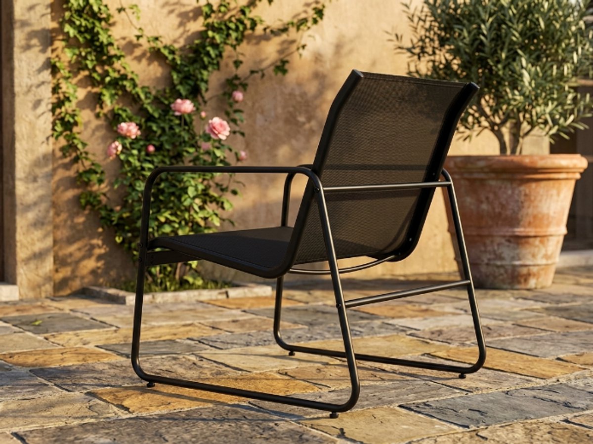 Luxe Bank – Zwart – Industrohome
