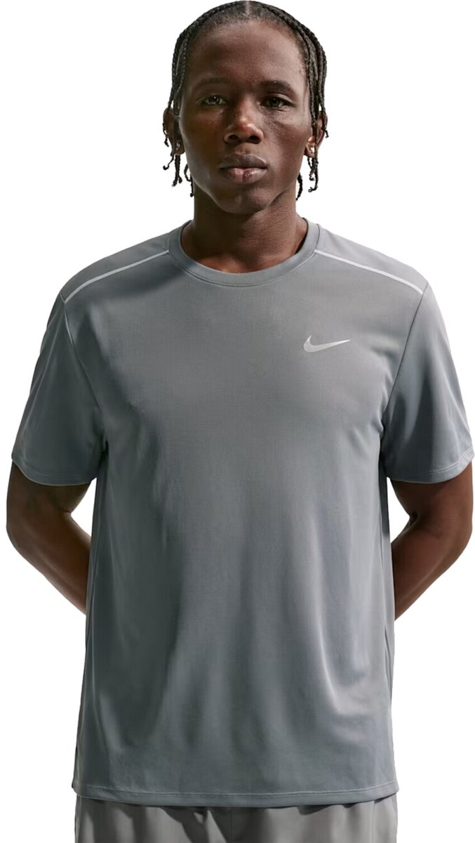 Nike Miler Dri-fit Heren Training T-shirt If2082-084 Kleur Grijs