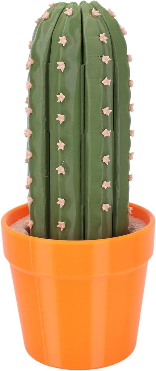 Schaakspel Cactusontwerp - Reis schaakset - Spel voor onderweg - Bloempot opslag - 33 Stukken - Groen