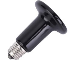 Keramische Verwarmingslamp - Warmtelamp Reptielen - Huisdieren Warm Houden - Zonder Licht Uit te Zenden - 100W - Zwart