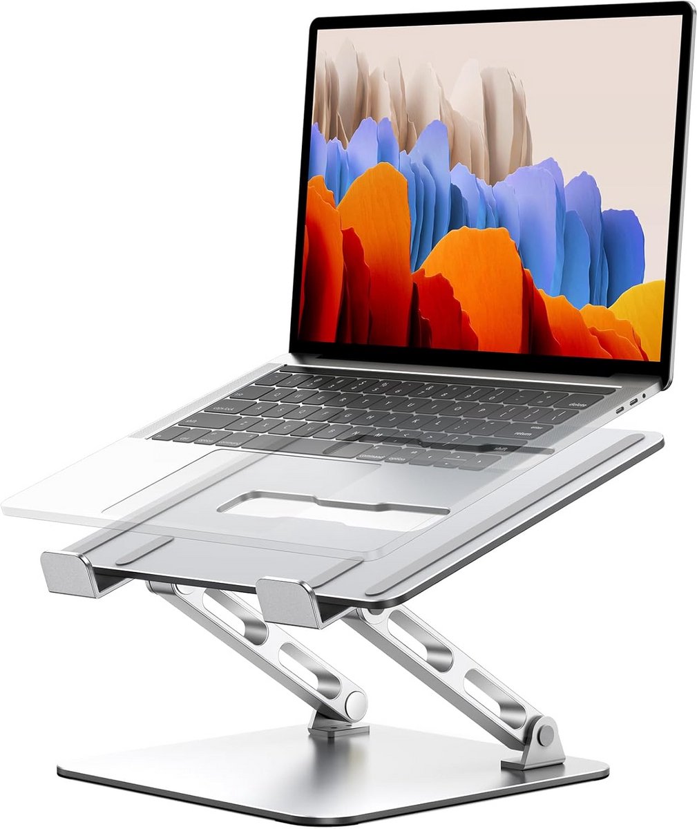 Laptop Standaard Verstelbaar - Opvouwbaar - Verhoger - Werk gemak