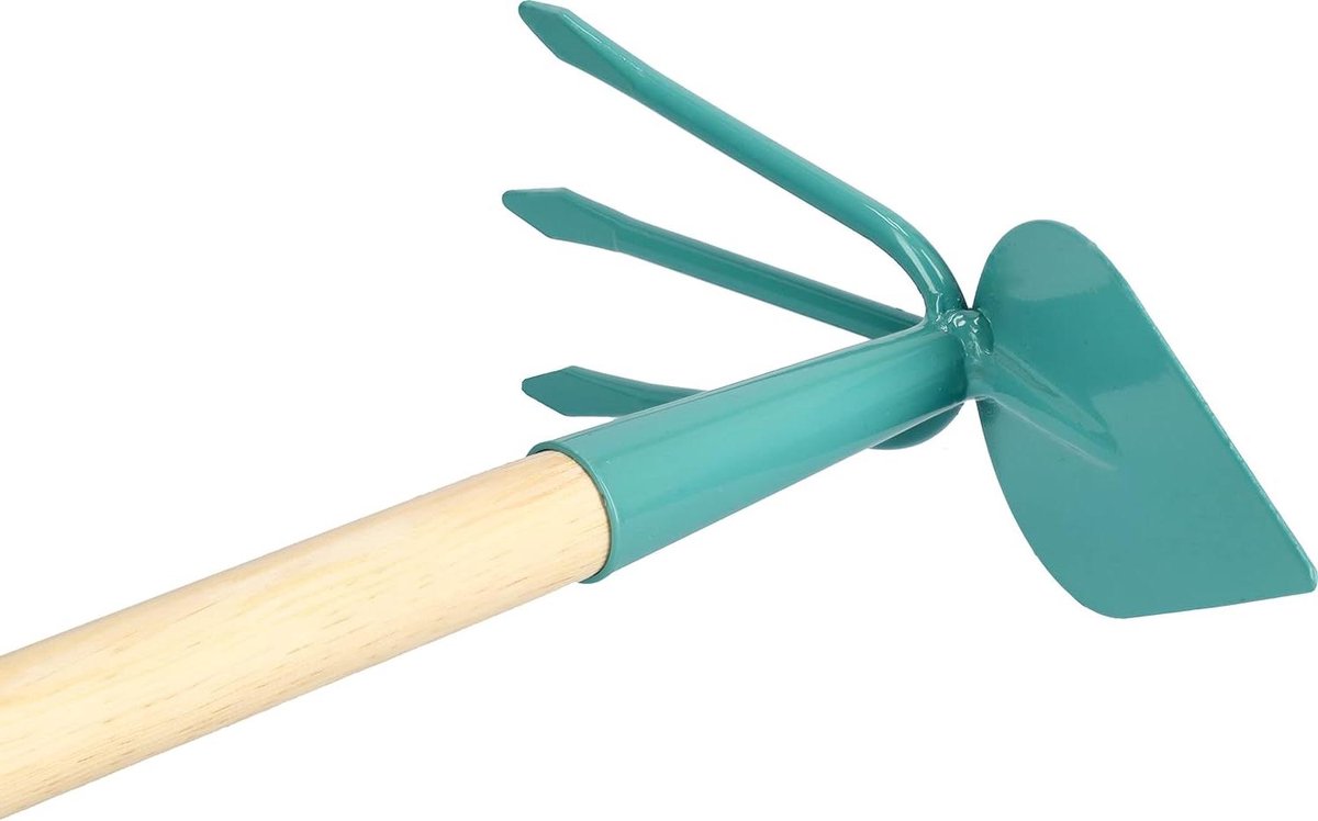 Dubbele schoffel - Tuinhak met steel - Onkruid wieden - Hartvormig blad - 136 cm steel - Niet gespecificeerd
