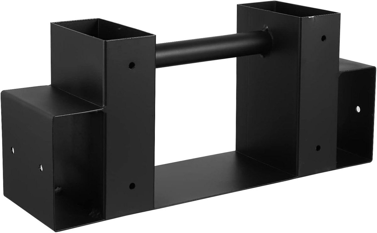 1 Multifunctionele Haardhouthouder Ruimtebesparende Opslagplank voor Haardhout Duurzame Metalen Haardhoutrek met Stabiele Structuur Handig Compact voor Thuisgebruik