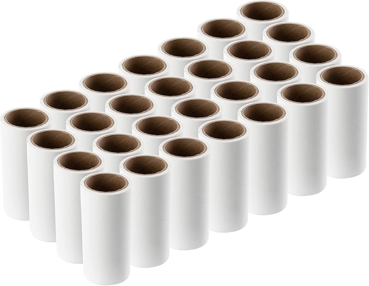 Pluisroller Navullingen - Kledingroller Vellen - Kleding Reinigen - Extra Grote Set - 28 Rollen - Wit
