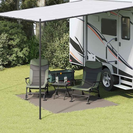 vidaXL - Tenttapijt - Lichtgrijs - 200 - x - 250 - cm - Polyetheen van Vidaxl — afbeelding 3